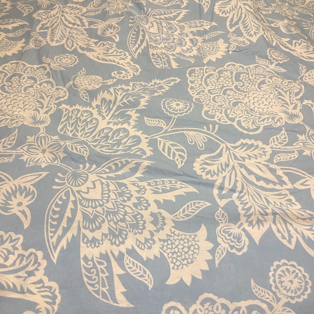 Ralph Lauren Home king Duvet Cover Set Joanna Floral 3 Piece Reversible Blue - Picture 4 of 15